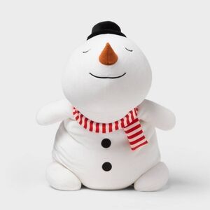 Pillowfort Weighted Sensory Plush Snowman Throw Pillow